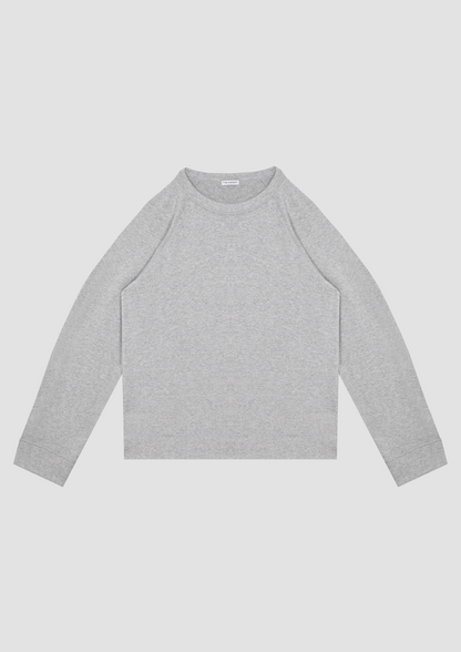 Avary Sweatshirt in Recycled Cotton, TENCEL™ Lyocell, TENCEL™ Recycled Lyocell and Recycled Linen in Melange