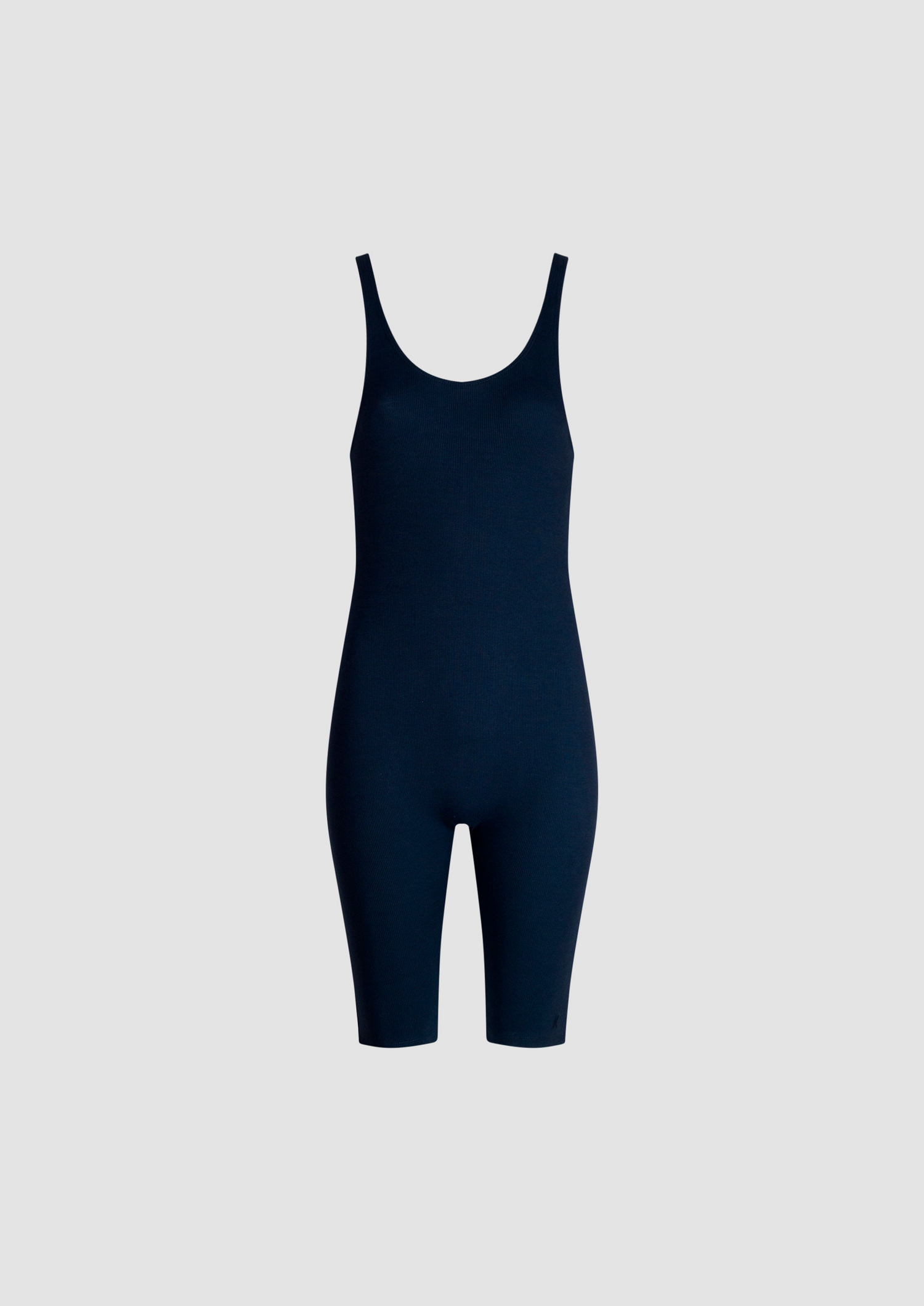 Elba Sleeveless One-Piece in Organic Cotton in Ocean Blue