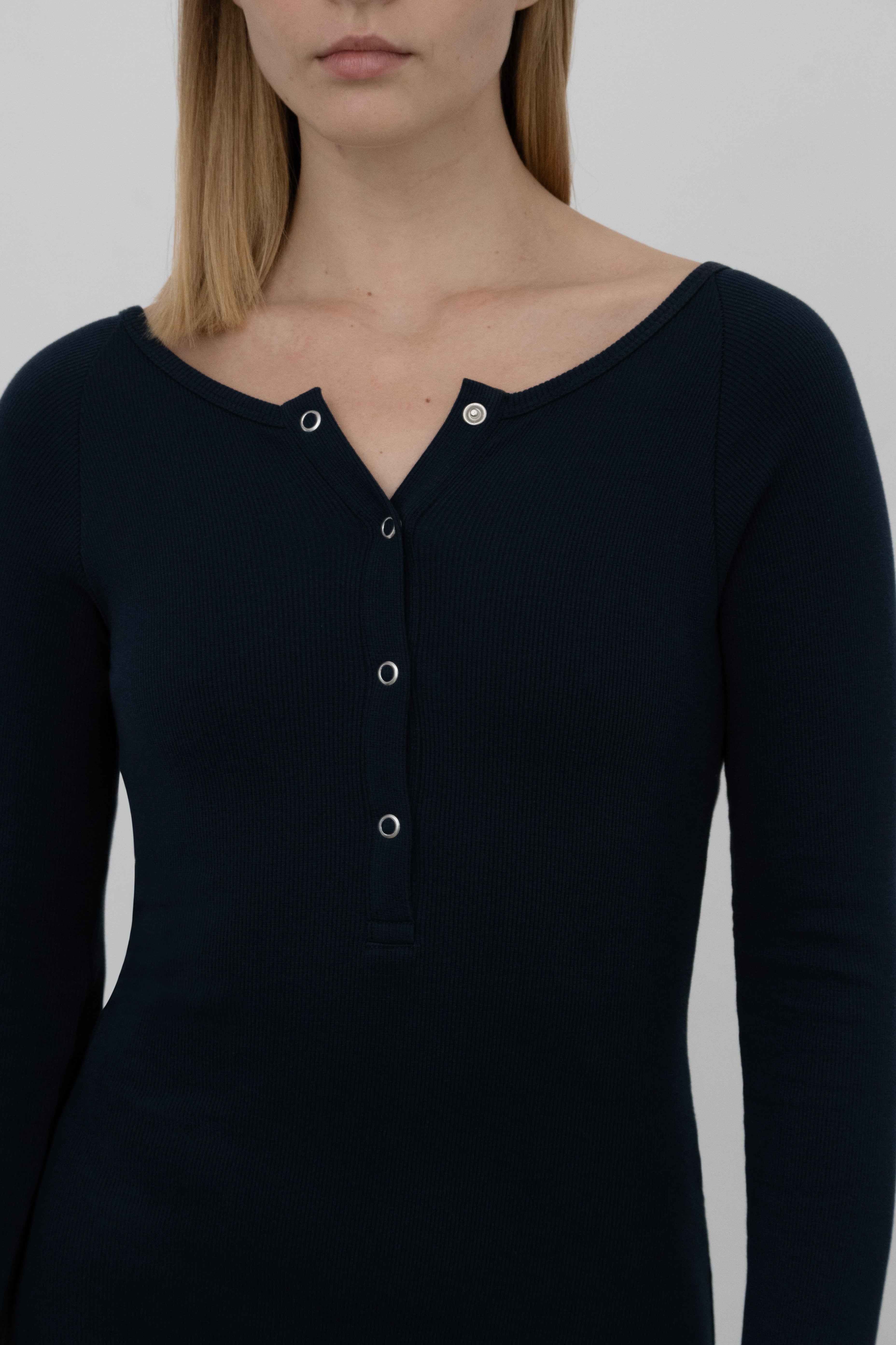 Palma Long Sleeve One-Piece in Organic Cotton