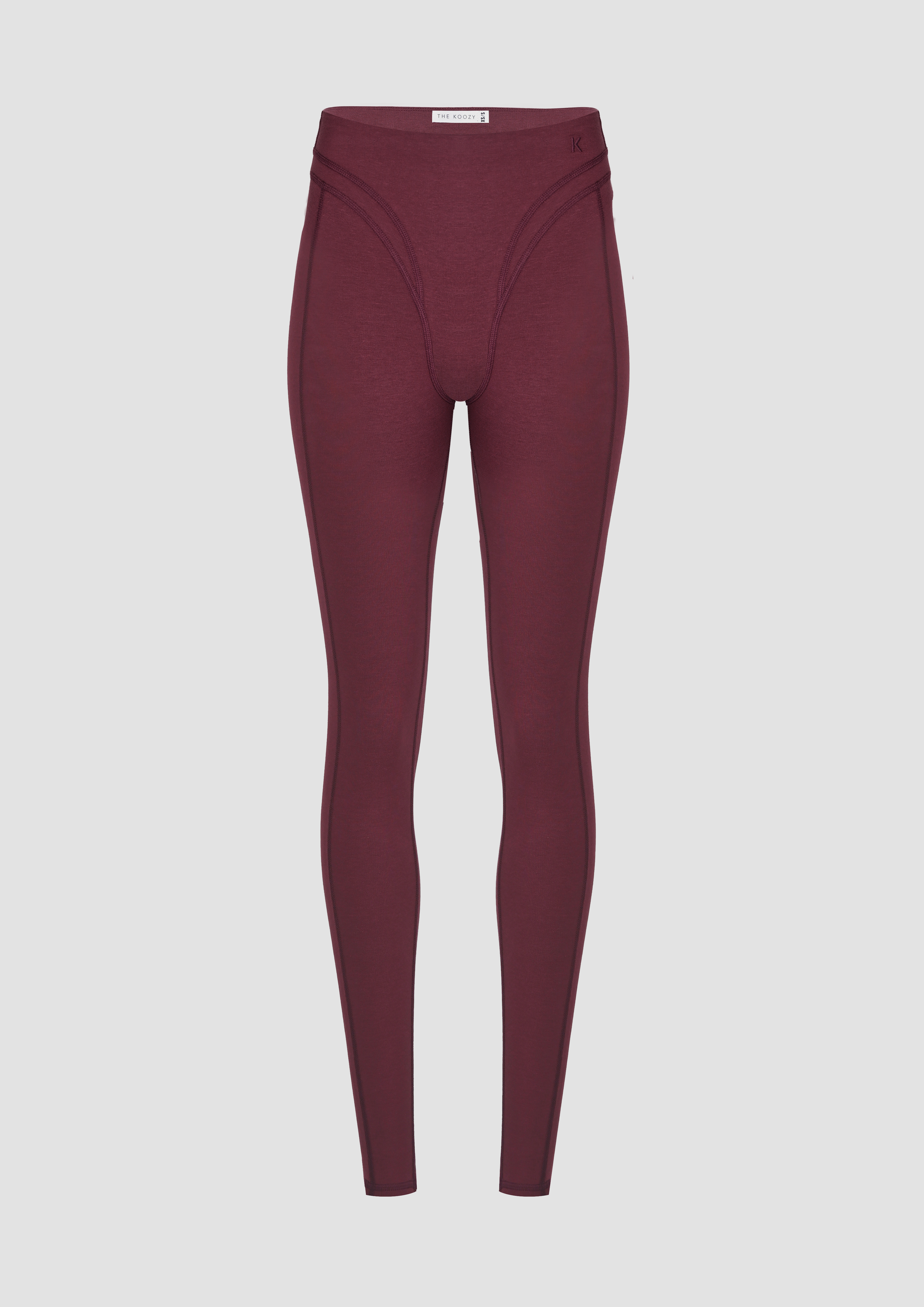 Monroe Leggings in TENCEL™ Lyocell and Organic Cotton in Burgundy