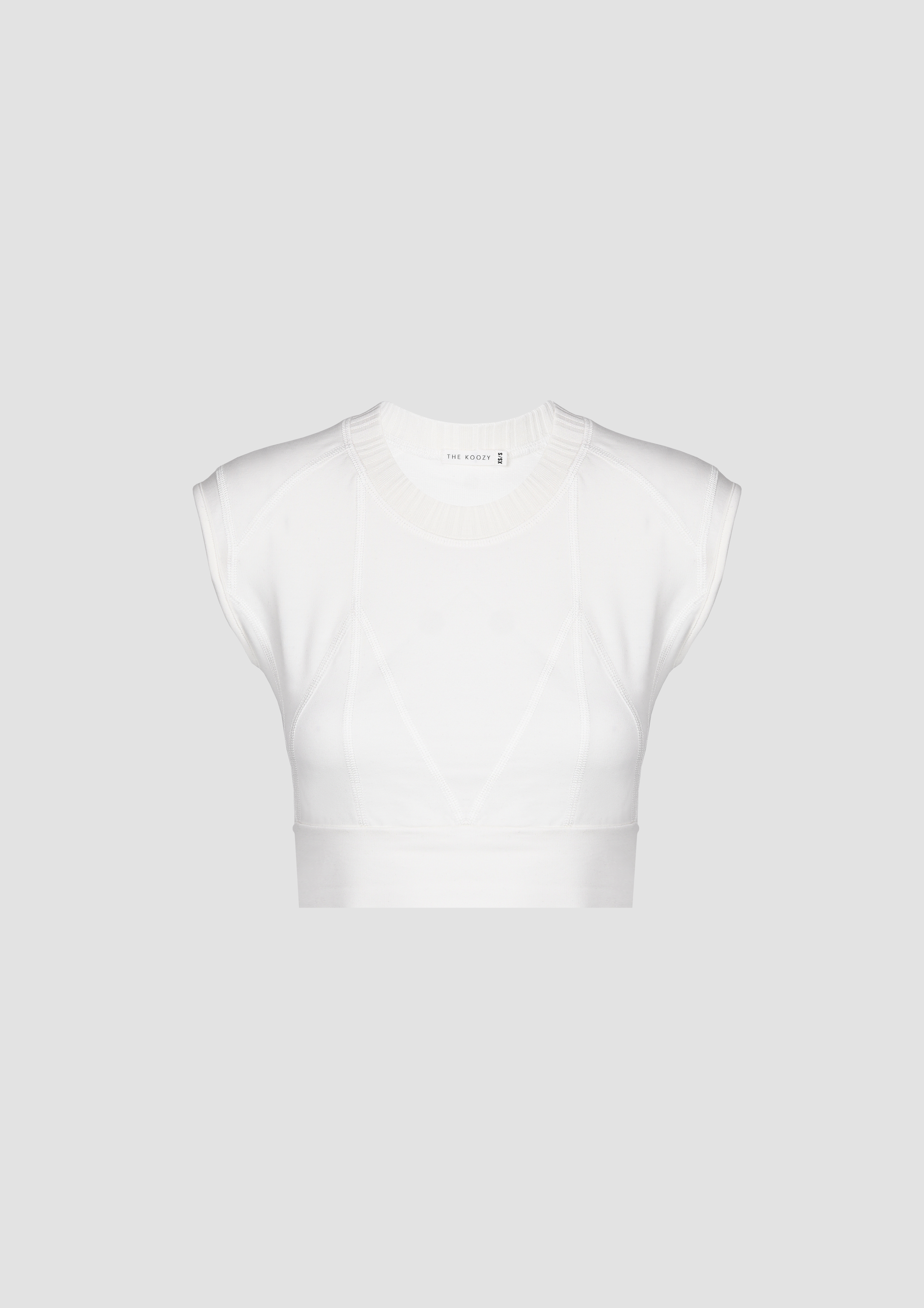 Neva Top de Lyocell TENCEL™ y Algodón Orgánico en Blanco