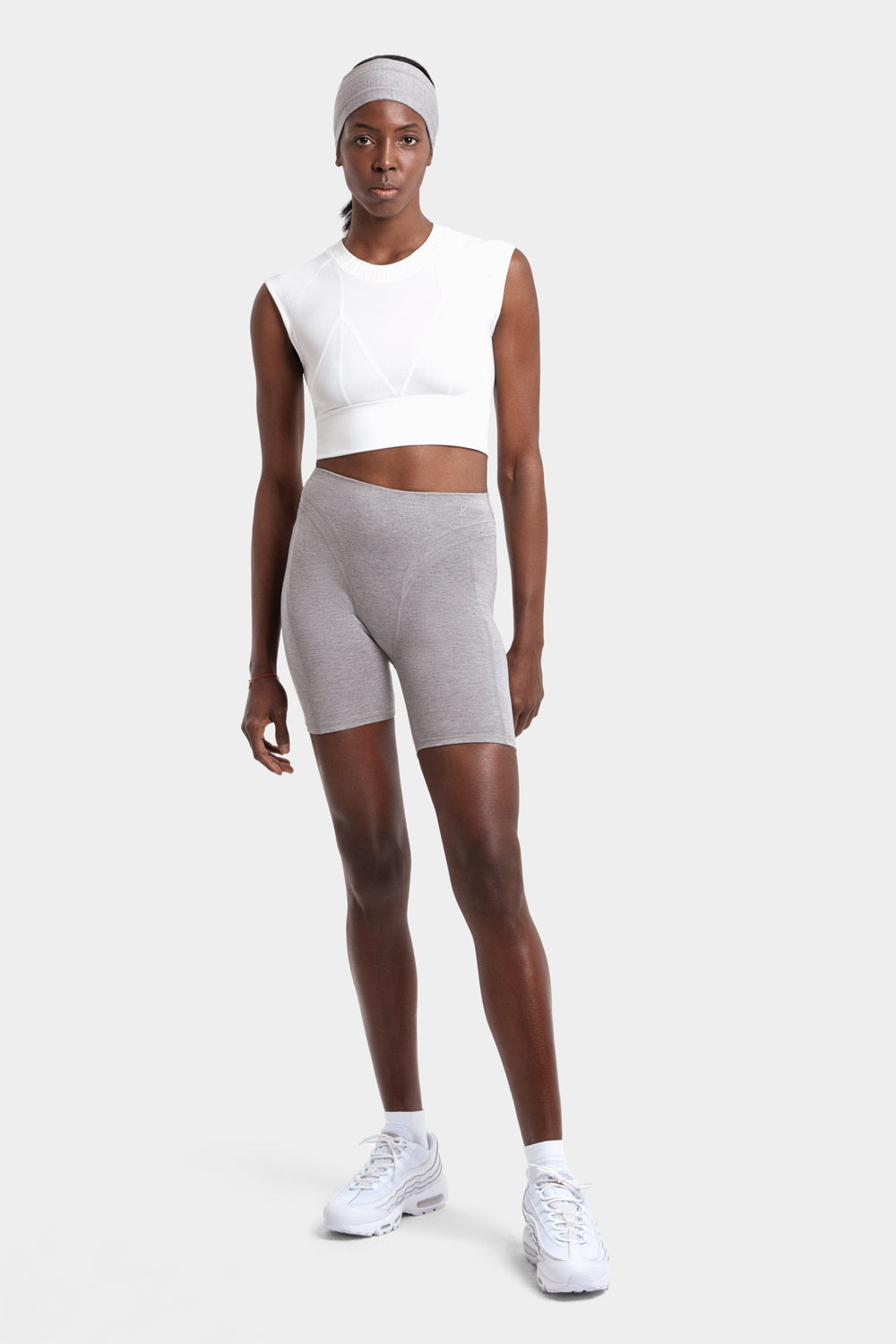 Monroe Stretch Shorts in TENCEL™ Lyocell and Organic Cotton in Melange