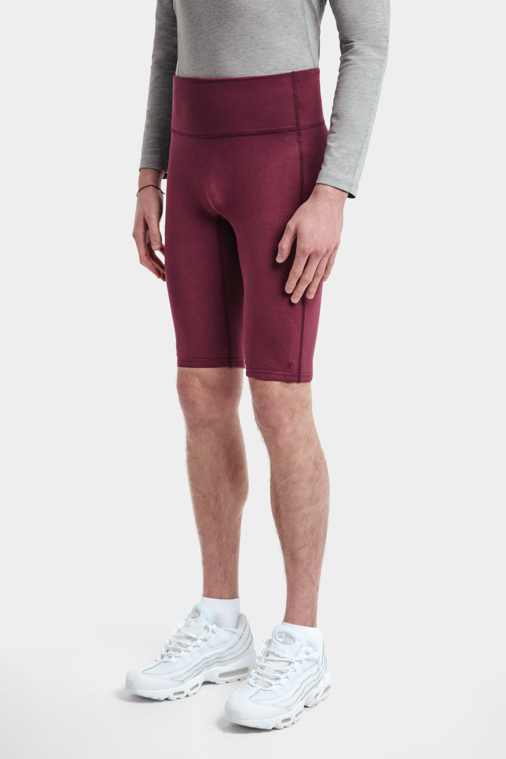 Skylar Cycling Shorts in TENCEL™ Lyocell and Organic Cotton in Burgundy