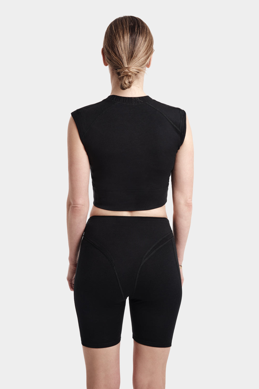 Monroe Stretch Shorts in TENCEL™ Lyocell and Organic Cotton in Black