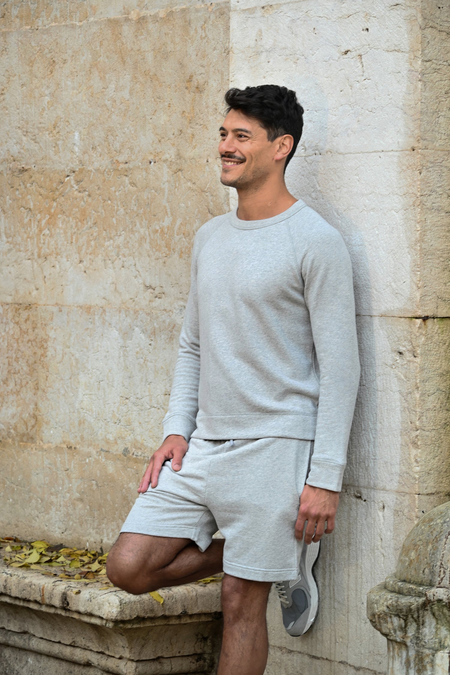 Avary Sweatshirt in Recycled Cotton, TENCEL™ Lyocell, TENCEL™ Recycled Lyocell and Recycled Linen in Melange