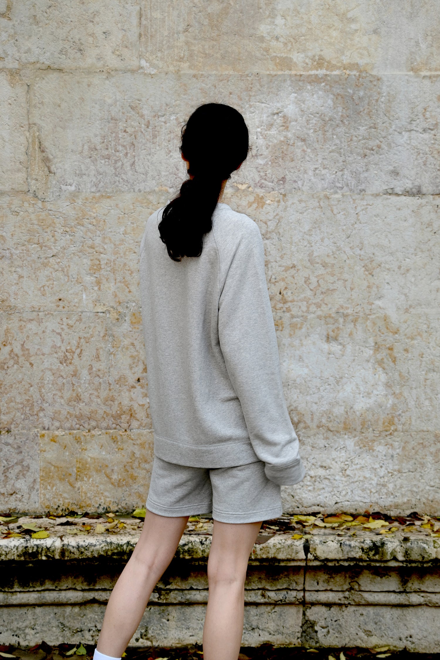 Avary Sweatshirt in Recycled Cotton, TENCEL™ Lyocell, TENCEL™ Recycled Lyocell and Recycled Linen in Melange