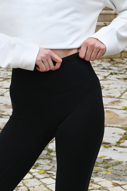 Skylar Leggings in TENCEL™ Lyocell and Organic Cotton in Black